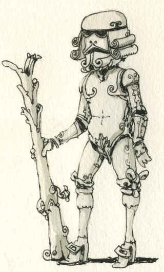 Illustration for article titled Baroque Wars, Star Wars Gets Wiggy With It